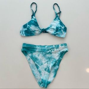 Dippin Daisy’s Tie-Dye high waisted bikini (top M) (bottoms S)